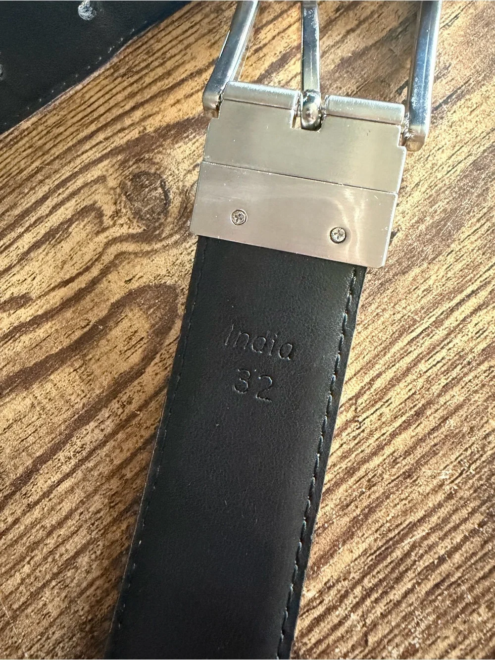Steve Madden Men's Tan Leather Belt